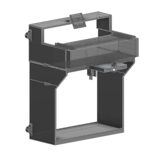 Paper dispenser housing